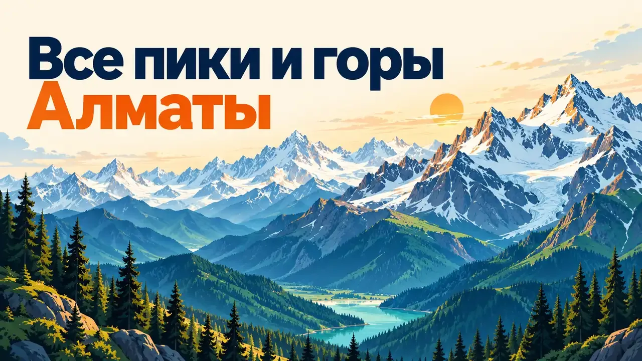 Все пики Алматы: большой каталог гор и вершин